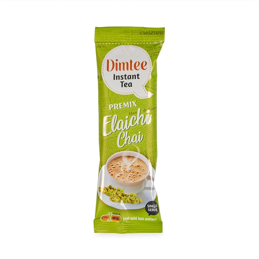 Chaizup Dimtee 1 Min Instant Elachi Premix Tea - 36 Sachets | Elachi Flavours | 36 Servings | 450g