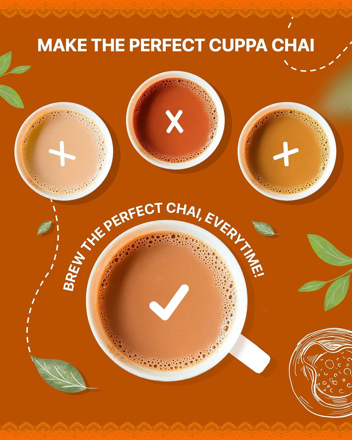 Chaizup Masala Tea - 250 Gms, Spice Mix, Real cardamom, Real cinnamon, Real clove, Real ginger