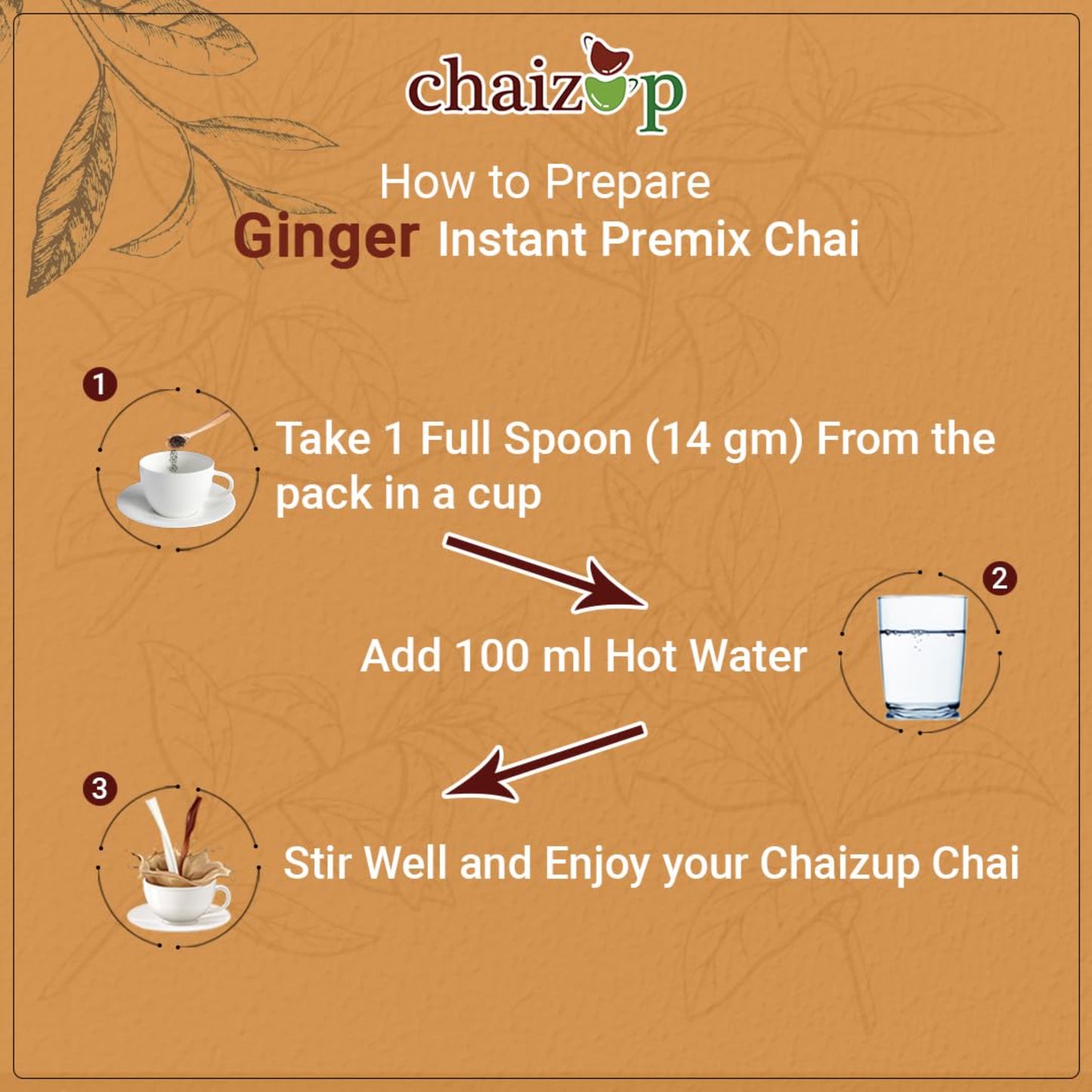 Chaizup Instant Masala + Cardamom + Ginger Premix Tea Can | Assorted Combo Pack Of 3 Flavours | 500gm x 3 Can | Instant Chai | Ready To Drink | 1500 Gm | Premix Chai Powder | Instant Tea