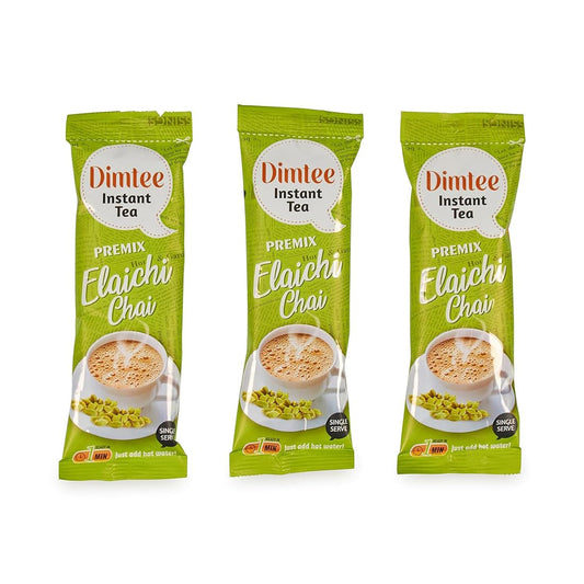 Chaizup Dimtee Premix Instant Cardamom Chai 36 Sachet | 36 Serves | Instant Premix Tea | Premix Tea Powder | Ready To Drink