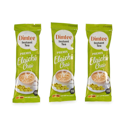 Chaizup Dimtee Premix Cardamom Chai 50 Sachet | 50 Serves | Instant Premix Tea | Premix Tea Powder | Ready To Drink