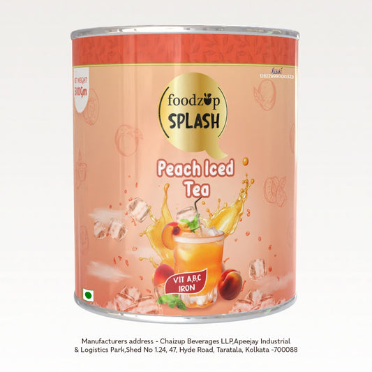 Foodzup Instant Premix Peach Iced Tea - 500GM