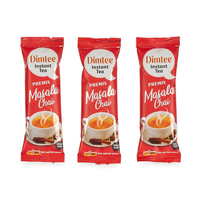 Chaizup Dimtee Premix Instant Masala Chai 50 Sachet | 50 Serves | Instant Premix Tea | Premix Tea Powder | Ready To Drink