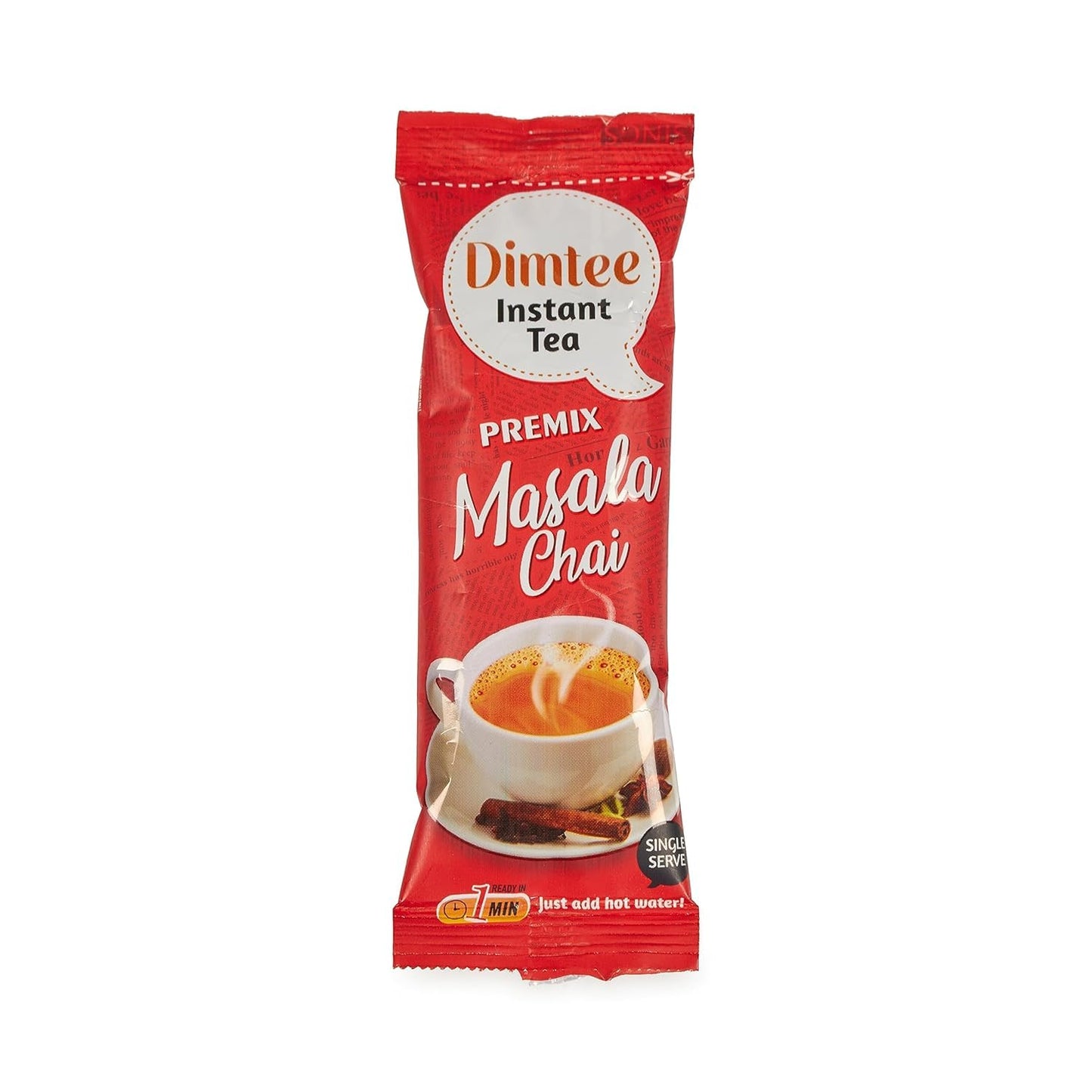 Chaizup Dimtee Premix Instant Masala Chai 36 Sachet | 36 Serves | Instant Premix Tea | Premix Tea Powder | Ready To Drink