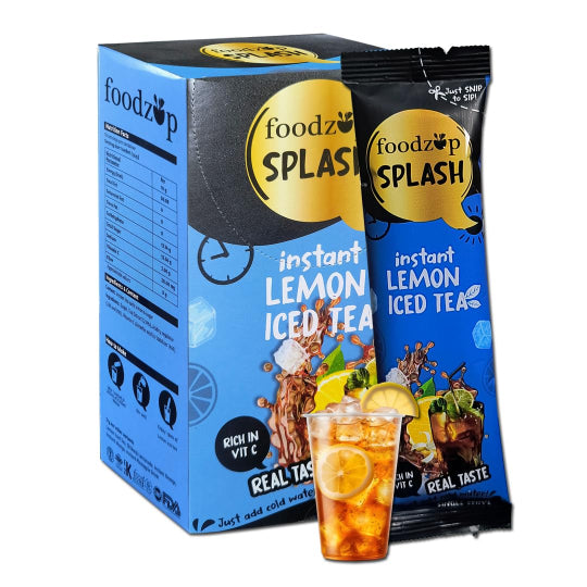 Chaizup Instant Premix The Good Cop Coffee + Lemon Iced Tea Sachets | Assorted Combo Pack Of 2 Flavours | 285 Gm | Instant Coffee And Iced Tea | Premix Coffee and Tea | Ready To Drink | 20 Sachets