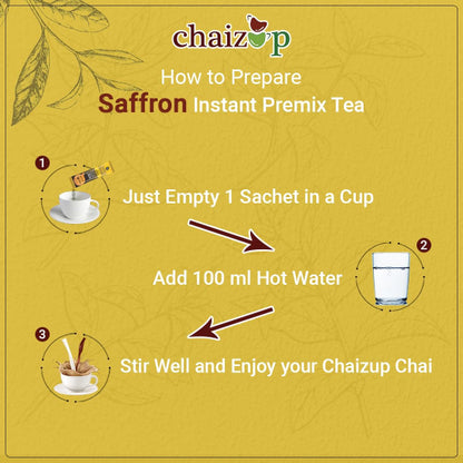 Chaizup No Sugar Cardamaom + No Sugar Masala Instant Premix Tea | Assorted Combo Pack Of 2 Flavours | 9gmx30 Sachets | Instant Chai | Ready To Drink | 270 Gm | Chai Powder Mix | 30 Sachets