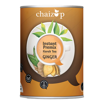 Ginger Tea Premix - 500 gm Can packing for 35 serve