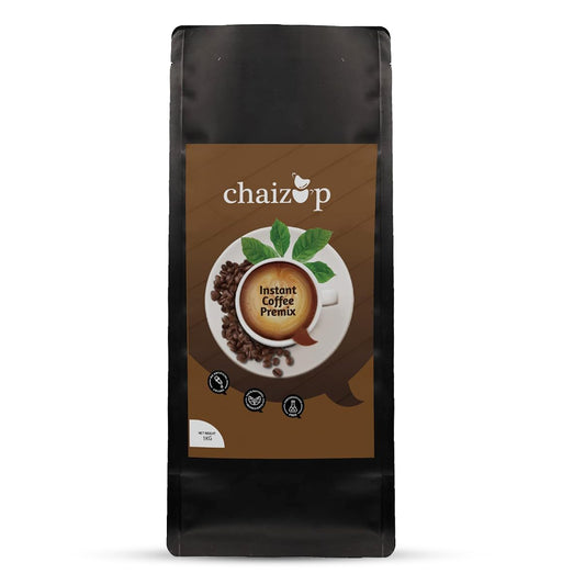 CHAIZUP Premium Instant Premix Coffee - Instant Powder Mix, Premium Coffee Taste, 1Kg Poly, Bag